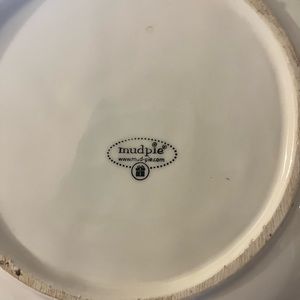 MudPie Santa plate